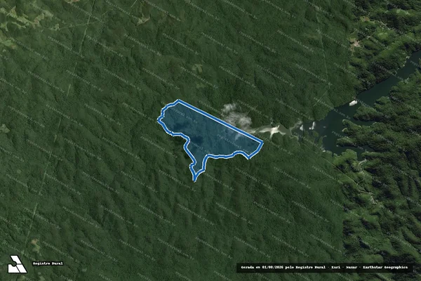 Imagem de satélite de Gleba 6 - A / PARTE 1 em Piedade - SP