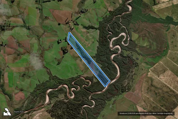Imagem de satélite de PA SAO JOAQUIM - Lote 37 - Lote 37 em Sant'Ana do Livramento - RS