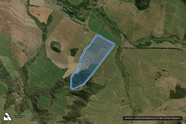 Imagem de satélite de FAZENDA TRÊS MARIAS - GLEBA A-2 em Ribeirão Bonito - SP