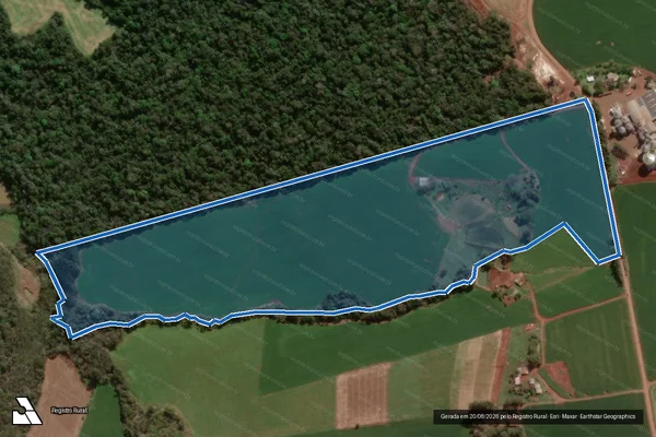 Imagem de satélite de Agricola Rigon LTDA - Parte 1 em Dois Irmãos das Missões - RS