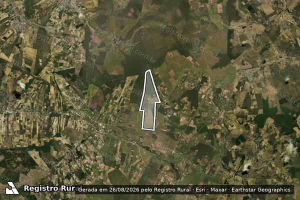 Imagem de satélite de FAZENDA ESPIRITO SANTOS em Vitória da Conquista - BA