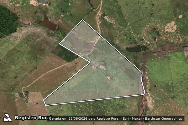 Imagem de satélite de Fazenda Perseverança - PARCELA 02 em Mucurici - ES