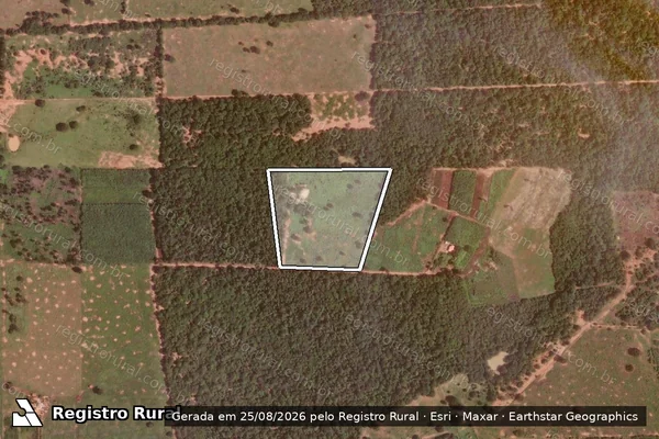 Imagem de satélite de Fazenda Mosquito - Parte 9 em Porteirinha - MG