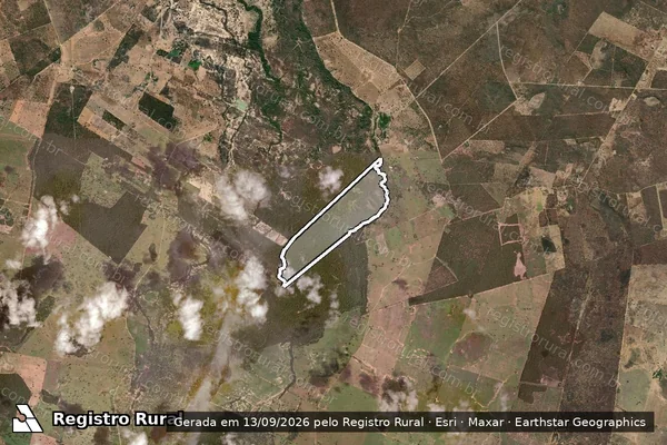 Imagem de satélite de FAZENDA ANGICOS (GORUTUBA) - Parcela 4 em Janaúba - MG