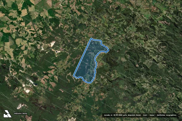 Imagem de satélite de FAZENDA RANCHO PARAISO – GLEBA 10 / GLEBA 01 em Castro - PR