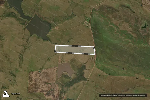 Imagem de satélite de POSTO BRANCO - PARCELA 3 em Alegrete - RS