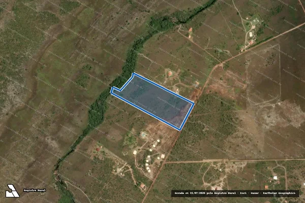 Imagem de satélite de FAZENDA SÃO BENTO GLEBA 01 - Gleba 190 em Alto Paraíso de Goiás - GO