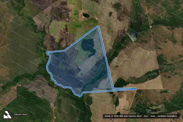 Imagem de satélite de FAZENDA ALTO BONITO - 001 em Santa Maria das Barreiras - PA