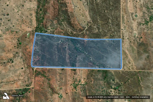 Imagem de satélite de FAZENDA CAMPO GRANDE (GLEBA 01) - B em Teofilândia - BA