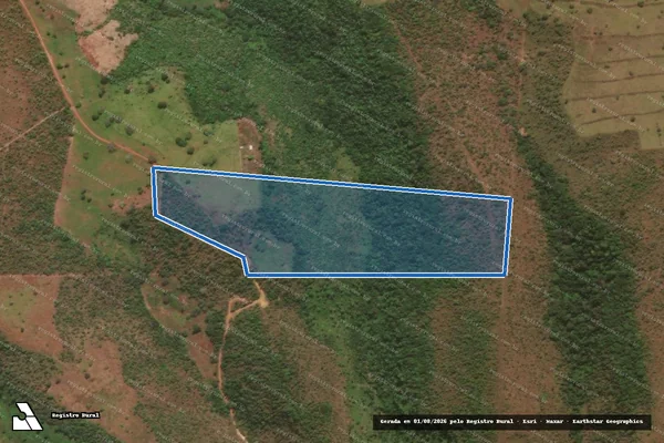 Imagem de satélite de Lote 18-A do Loteamento Serra do Lajeado, 3ª Etapa, folha 1 - Parte Remanescente em Lajeado - TO
