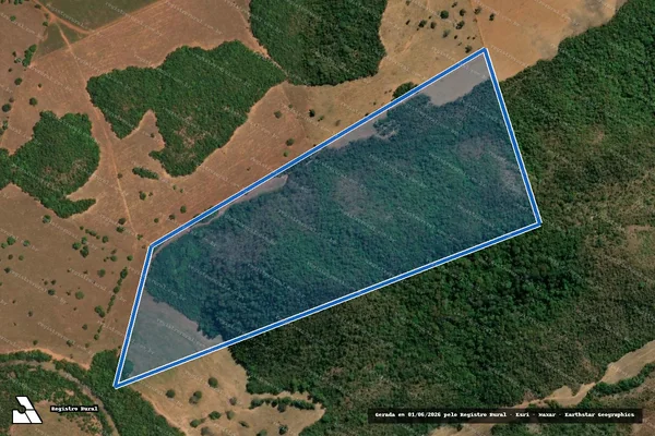 Imagem de satélite de FAZENDA LAMERO DOS CATITUS / Parte 1 em Rosário Oeste - MT