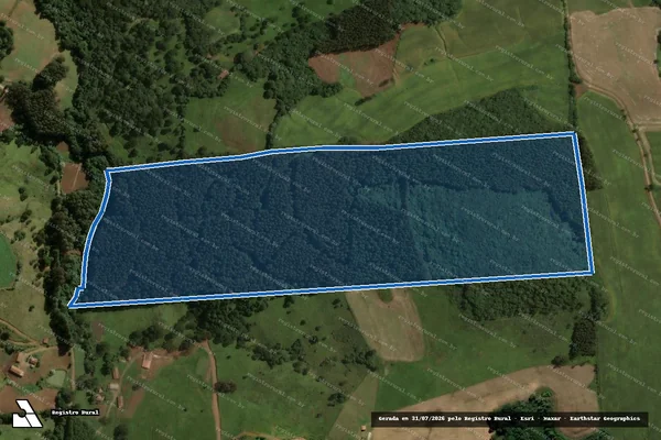 Imagem de satélite de Matricula 2.562 - Matrícula 2.562 em Catanduvas - SC