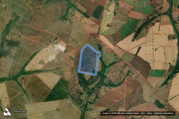 Imagem de satélite de Sitio Santo Antonio - Parte 1 em Palestina - SP