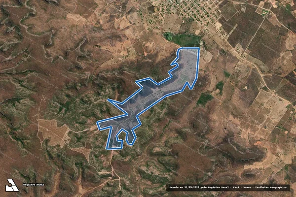 Imagem de satélite de Cajazeiras - Parte 1 em Santa Luz - PI