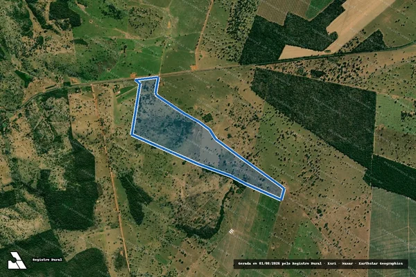 Imagem de satélite de Fazenda Água Sumida - PARCELA 002 em Mirassol d'Oeste - MT