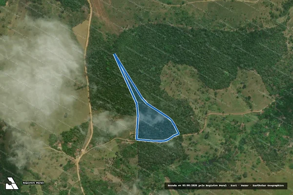 Imagem de satélite de FAZENDA TAUÁ - GLEBA01 em Amargosa - BA