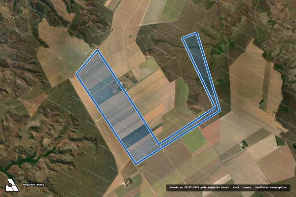 Imagem de satélite de FAZENDA NOVO DO SUL ? DATA SANGUE - Parte 1 em Uruçuí - PI