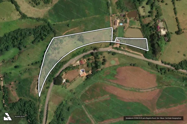 Imagem de satélite de SÍTIO SÃO BENEDITO - GLEBA 2 em Pouso Alegre - MG