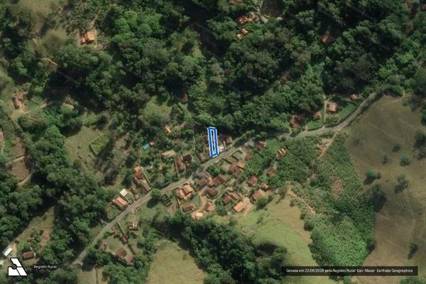 Imagem de satélite de Sitio santo Antonio - Parcela 1 em São Bento do Sapucaí - SP