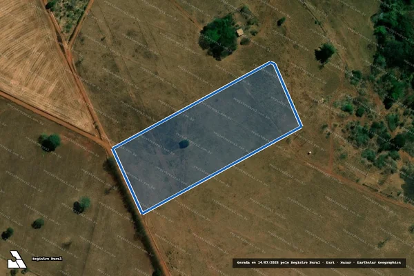 Imagem de satélite de FAZENDA ARROZAL - Gleba 02 em Trindade - GO