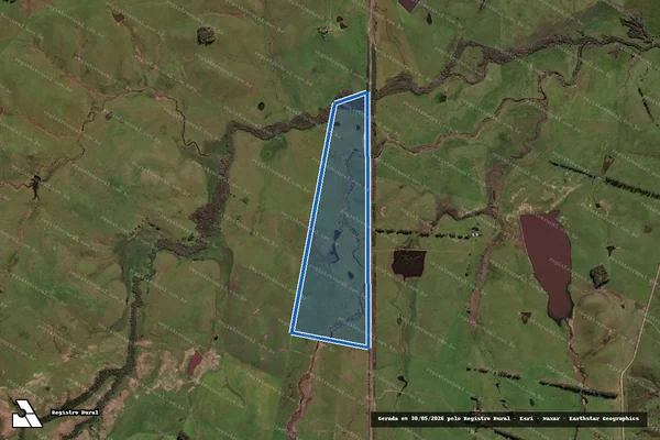 Imagem de satélite de Fazenda I e II - Parte 1 em Aceguá - RS