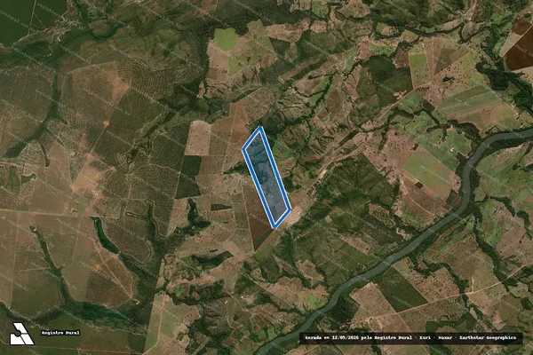 Imagem de satélite de LOTE 45, P. A. PIAU em Nova Xavantina - MT