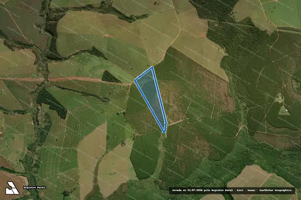 Imagem de satélite de Lote rural nº. 292, da Gleba Boa Vista / Única em Xambrê - PR