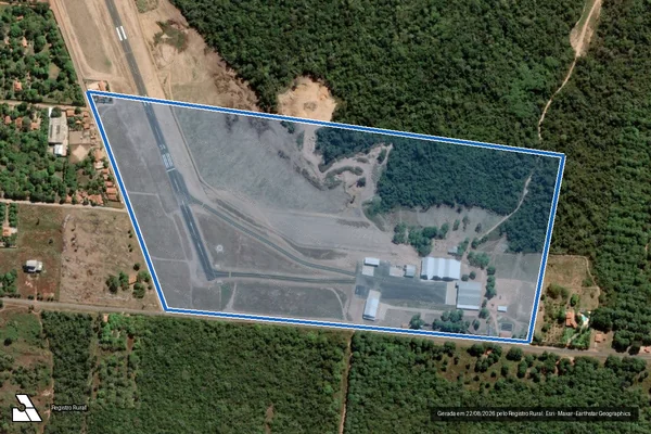 Imagem de satélite de FAZ CANAÃ - DATA SÃO BENEDITO - Parte 1 em Teresina - PI