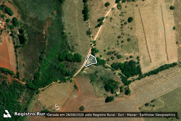 Imagem de satélite de Fazenda Bananal - Gleba 3 em Formiga - MG