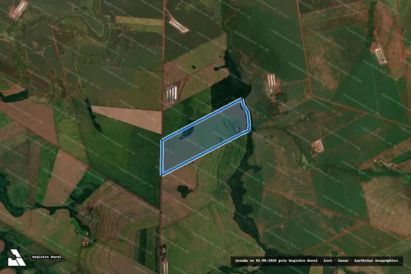 Imagem de satélite de GLEBA ALIVIO ? LOTE 345 E 346 - Parte 1 em Assis Chateaubriand - PR