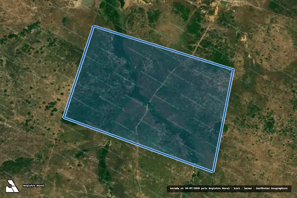 Imagem de satélite de FAZENDA NOVO CRUZEIRO - Gleba A em Bannach - PA