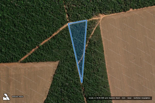 Imagem de satélite de FAZENDA SÃO PEDRO DO ROSETAL - FAZENDA SÃO PEDRO DO ROSETAL ? B em Feliz Natal - MT