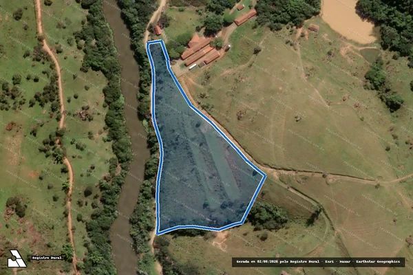 Imagem de satélite de FAZENDA RIO ACIMA - GLEBA A5 DESMAMBRADA em Pedreira - SP