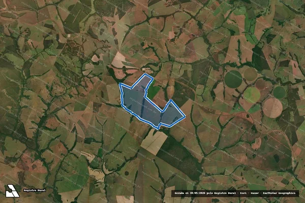 Imagem de satélite de Fazenda Chão de Estrelas-I em Aparecida do Taboado - MS