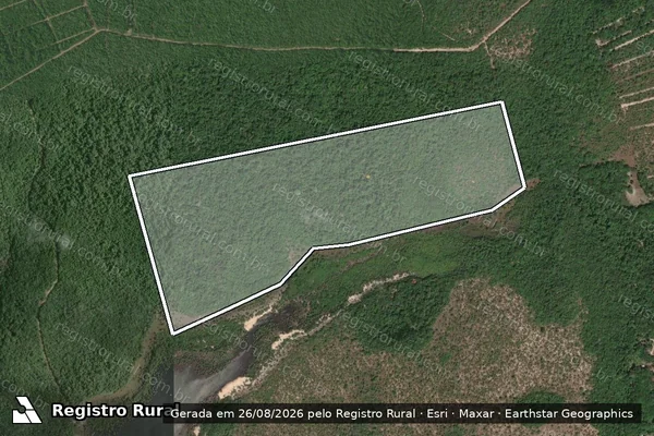 Imagem de satélite de SÍTIO CACHOEIRINHA - Parte 1 em Santarém - PA
