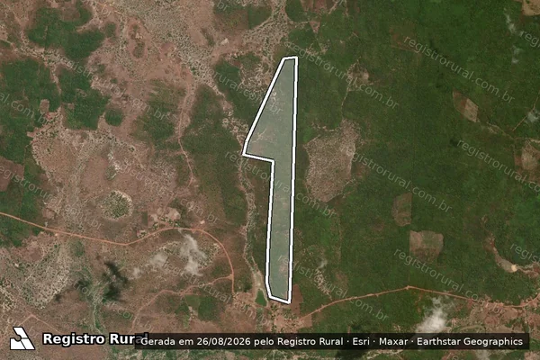 Imagem de satélite de AGUA FRIA DATA: CABECEIRAS DE SANTO ANTONIO - Parte 1 em Cabeceiras do Piauí - PI