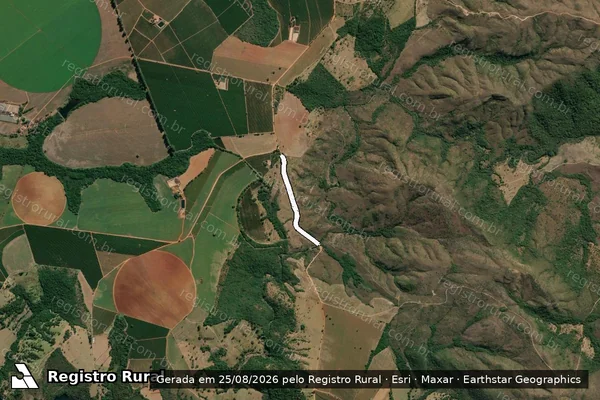 Imagem de satélite de Fazenda Planeta Tropical - PTC441 em Patrocínio - MG