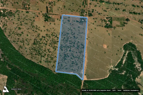 Imagem de satélite de PROJETO DE ASSENTAMENTO INDAIÁ II - Lote 12 em Aquidauana - MS