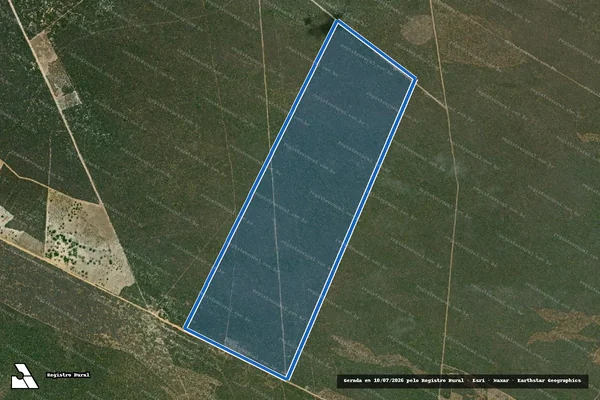 Imagem de satélite de FAZENDA BREJO GRANDE II - Parte 1 em Ribeira do Amparo - BA