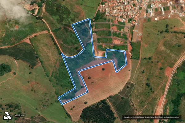 Imagem de satélite de Fazenda Triunfo - GLEBA C em Elói Mendes - MG