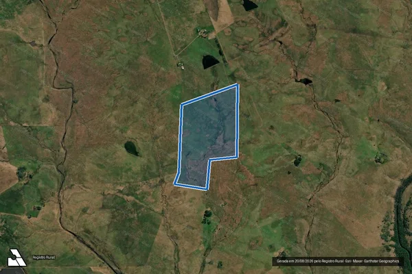 Imagem de satélite de Estância Sothéia - Parte 2 em Uruguaiana - RS