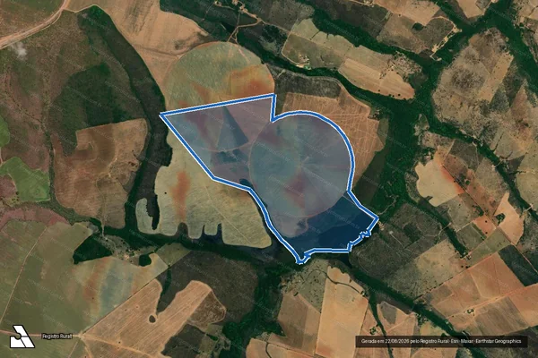 Imagem de satélite de FAZENDA POSSE - ÚNICA em Cristalina - GO