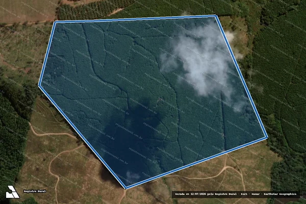 Imagem de satélite de PARTE DA GLEBA Nº I da FAZENDA ALEGRIA - Parte 1 em Palmas - PR