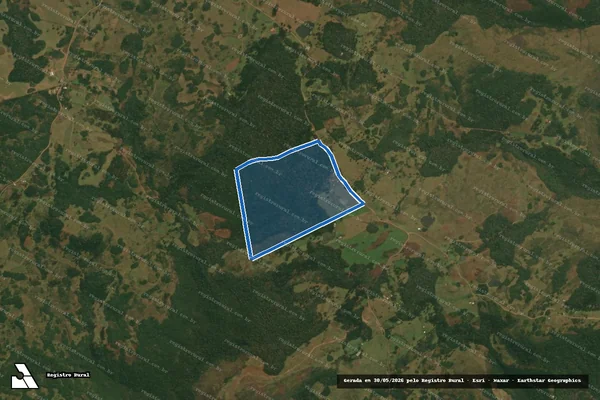 Imagem de satélite de FAZENDA DO AGUDO - FAZENDA DO AGUDO em Vacaria - RS