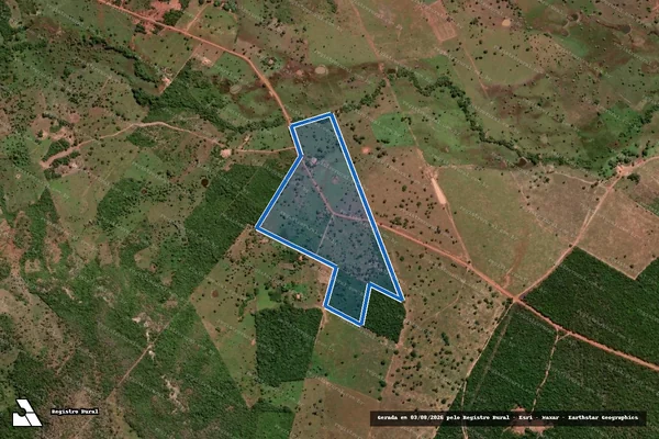Imagem de satélite de FAZENDA PÉ DO MORRO - FAZENDA 3 IRMÃOS em Formosa da Serra Negra - MA