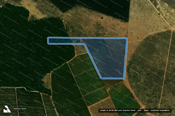 Imagem de satélite de Fazenda Sombra da Tarde - PARCELA 01 em Pinheiros - ES