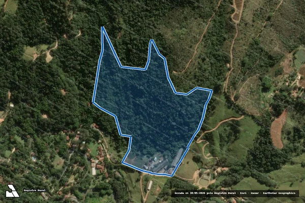 Imagem de satélite de SÍTIO CACHOEIRA - Parcela 1 em Monte Alegre do Sul - SP