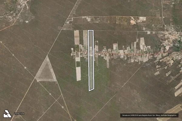 Imagem de satélite de FAZENDA INHARIM - LOTE 16 em Viçosa do Ceará - CE