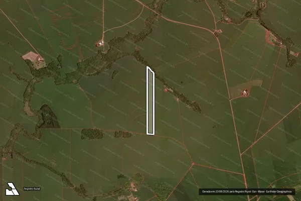 Imagem de satélite de FAZENDA TAGUARANA ? LOTE DE TERRAS N° 317 - Matrícula 17.651 em Juranda - PR