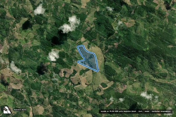 Imagem de satélite de Fazenda Dois Riachos II - Parcela 1 em Presidente Tancredo Neves - BA